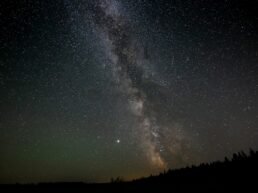 Milky Way and Stars Glowing during a Night Sky